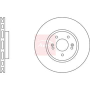 Apec 2 x Vented Front Brake Discs DSK2693-x2