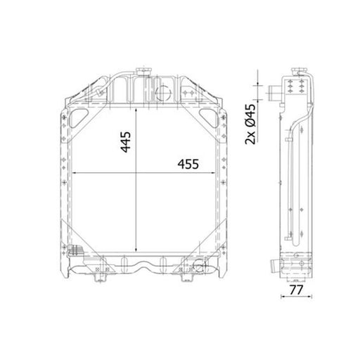 Mahle Engine Radiator CR 2280 000S