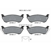 Textar Rear Brake Pad Set 2318902