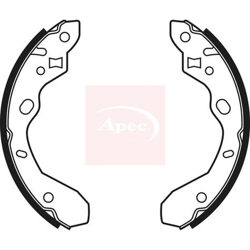 Apec Brake Shoe Set Axle Kit SHU579