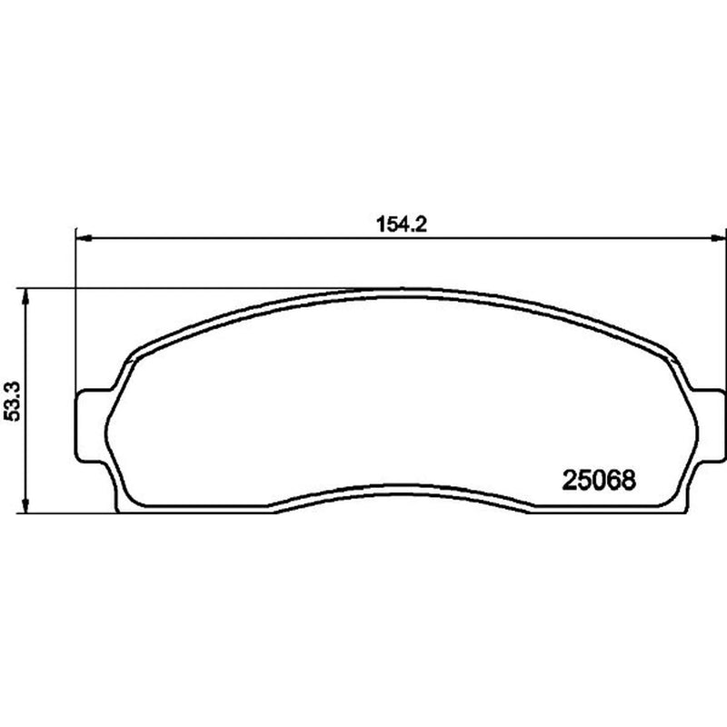 Mintex Front Brake Pad Set MDB2086
