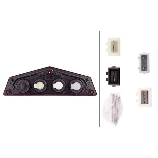 Hella Tail Light / Lamp P21W Left 2VP 012 570-011