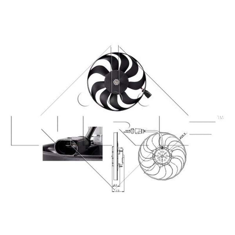 NRF Engine Cooling Fan 47381
