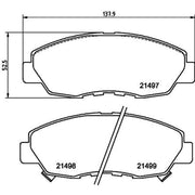 Mintex Front Brake Pad Set MDB1533