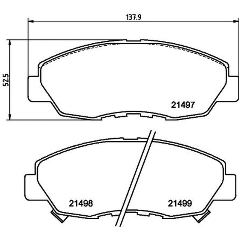 Mintex Front Brake Pad Set MDB1533