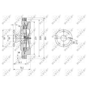 NRF Radiator Fan Clutch 49608