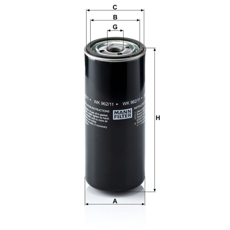MANN-FILTER Fuel Filter Element WK 962/11