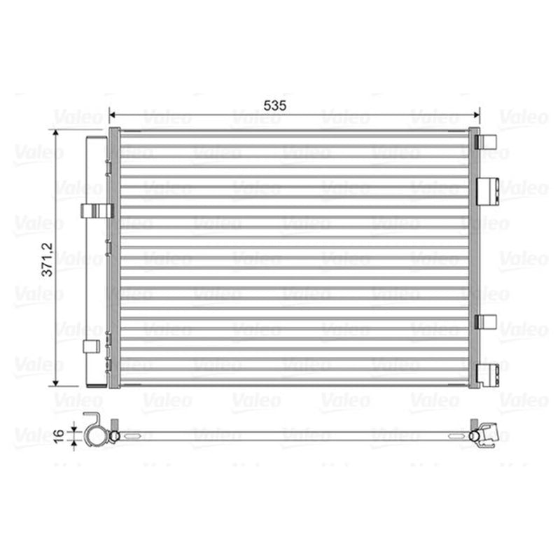 Valeo Air Conditioning Condenser 822610