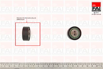 Fai T9604 Tensioner Pulley, V-ribbed belt