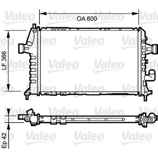 Valeo Engine Radiator 734322