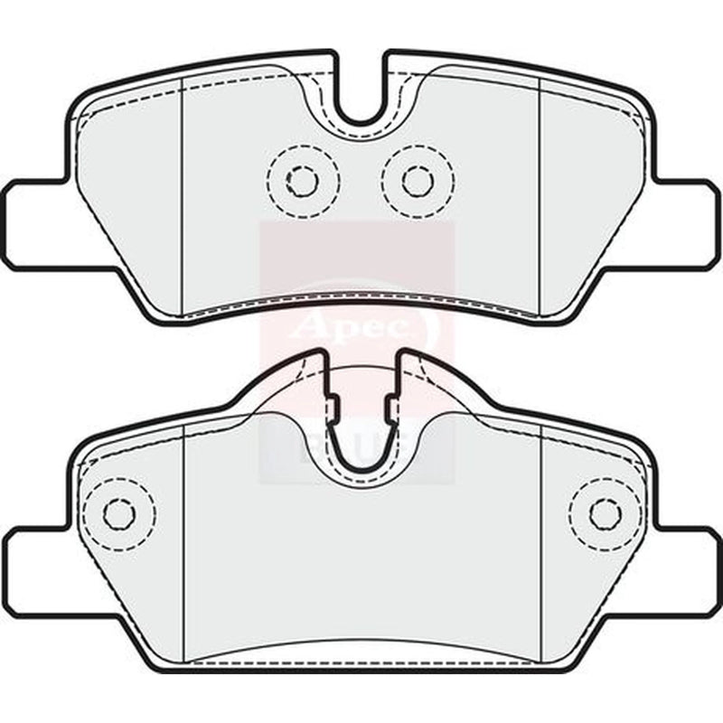 Apec Rear Brake Pad Set PD3378