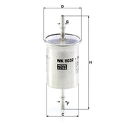 MANN-FILTER Fuel Filter Element WK 6032