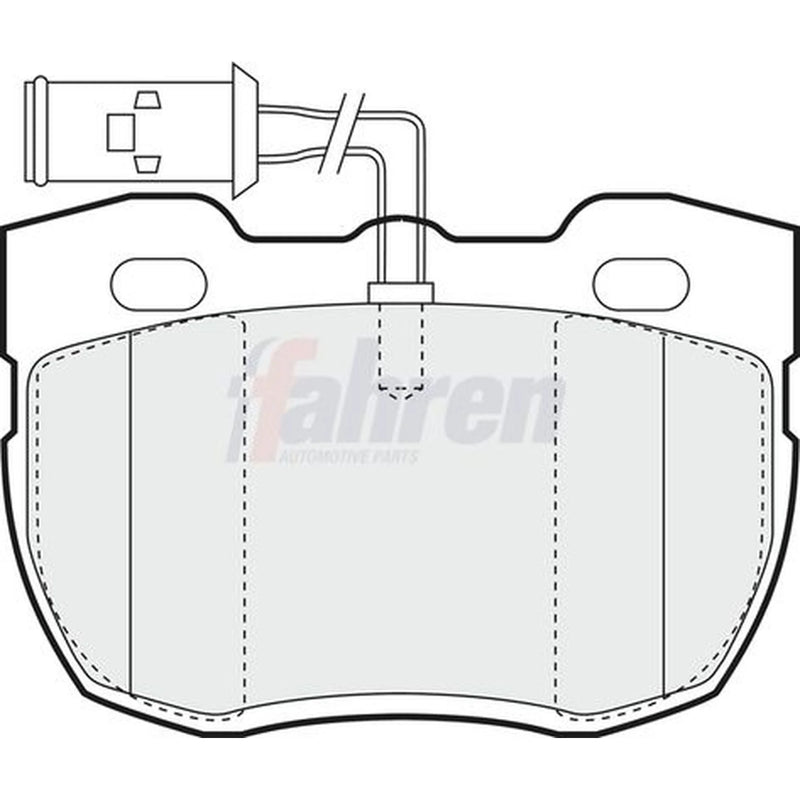 Fahren Front Brake Pad Set fits Carbodies Fx Fairway 1987-1996 2.7