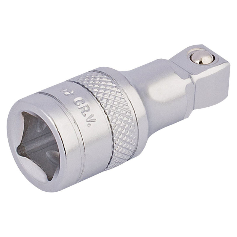 Draper Satin Chrome Wobble Extension Bar, 3/8" Sq. Dr., 45mm 16742 Draper  - Town Parts