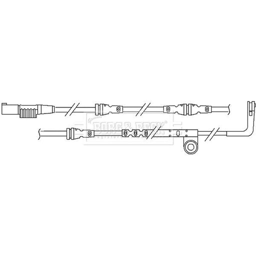 Borg & Beck Brake Pad Wear Sensor Front BWL3056