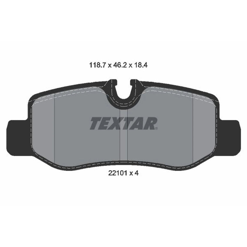 Textar Rear Brake Pad Set 2210101