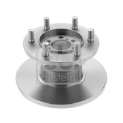 Febi 2 x Solid Front Brake Discs 17346-x2