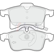 Fahren Front Brake Pad Set FBP3078