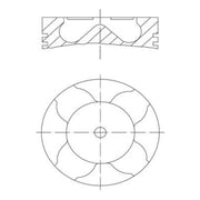 Mahle Piston Cylinder Bore = 123mm 458 PI 00001 000