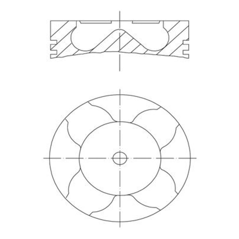 Mahle Piston Cylinder Bore = 128mm 229 59 20