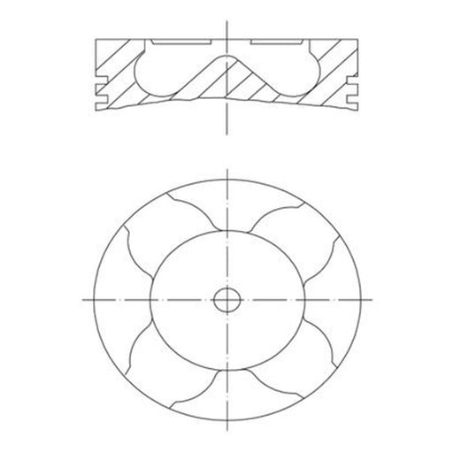 Mahle Piston Cylinder Bore = 128mm 229 12 30
