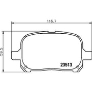 Mintex Front Brake Pad Set MDB1921