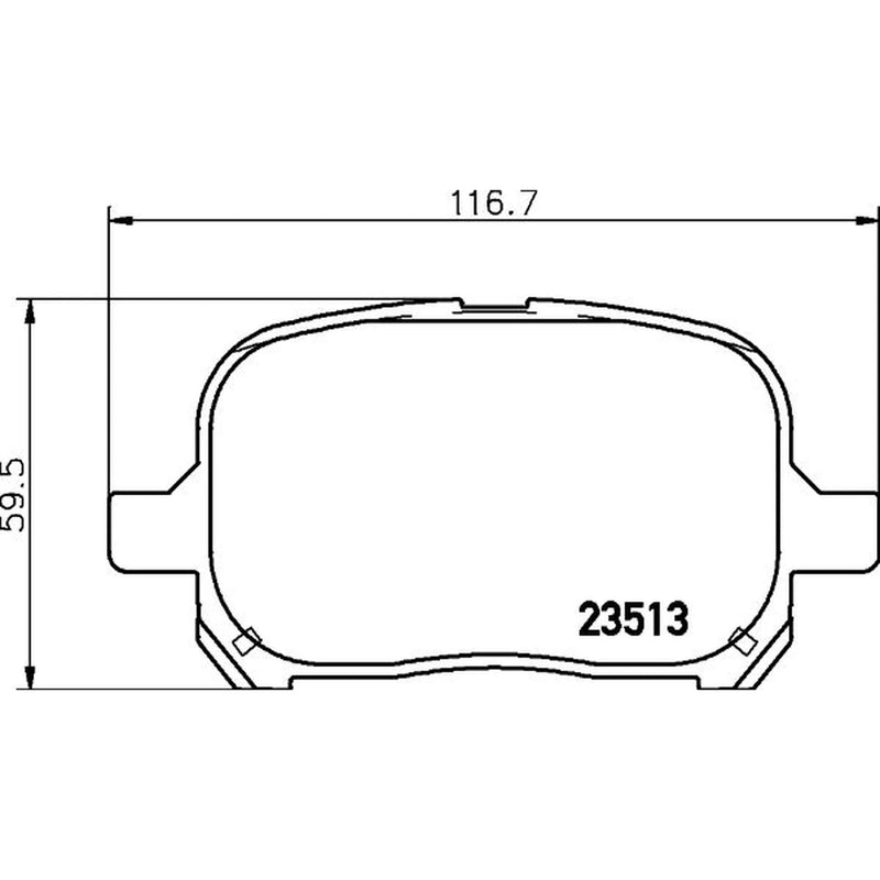 Mintex Front Brake Pad Set MDB1921
