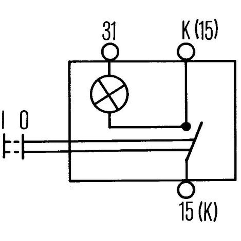 Hella Electrical Switch 6ED 004 778-021