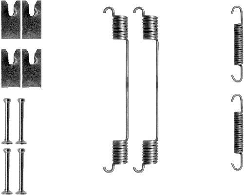 Textar Brake Shoe Accessory Kit Rear 97030900