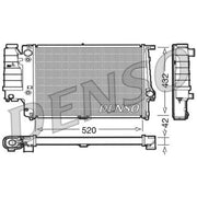 Denso Engine Radiator fits BMW 5 1987-1996