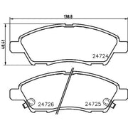 Mintex Front Brake Pad Set MDB2977