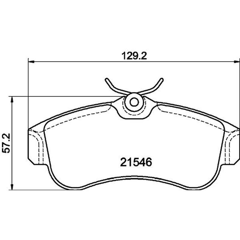 Mintex Front Brake Pad Set MDB1423
