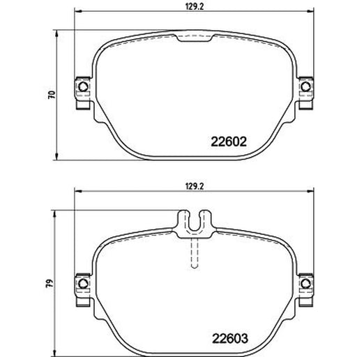 Mintex Rear Brake Pad Set MDB4092