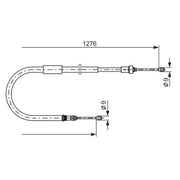 Bosch Handbrake Cable Left Rear 1 987 477 938