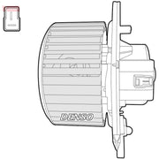 Denso Heater Blower Fan DEA12004