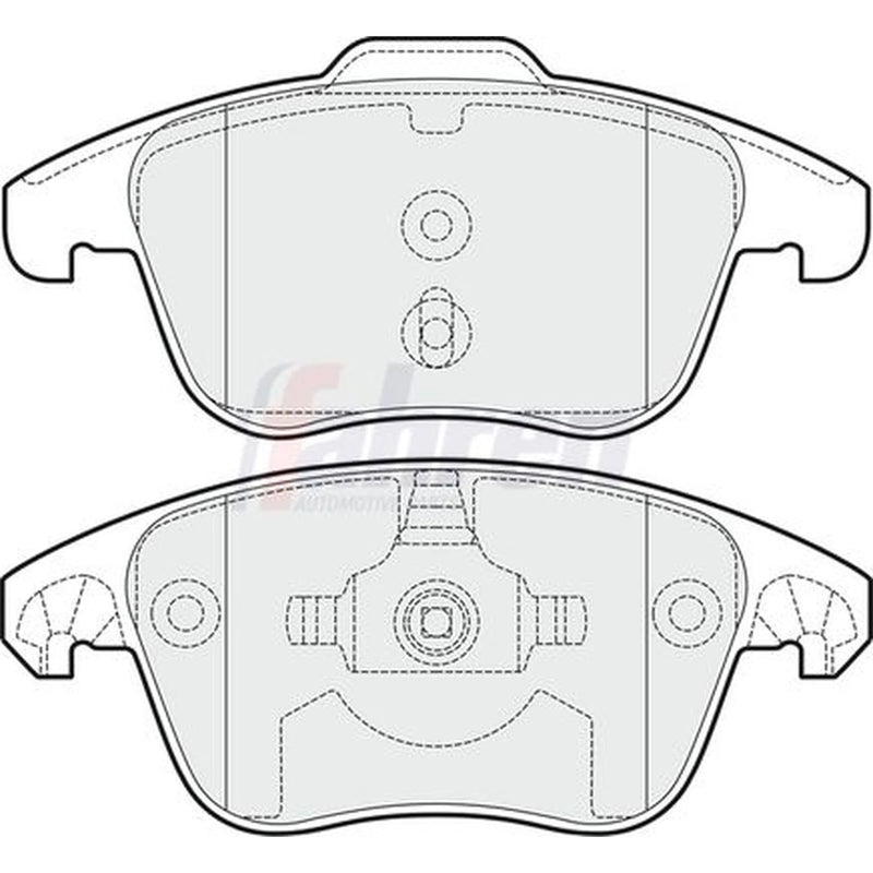 Fahren Front & Rear Brake Discs & Pads fits Peugeot 3008 I 2011-2016 2.0