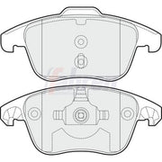 Fahren Front Brake Pad Set fits Citroën C4 Grand Picasso I 2006-2013 2.0