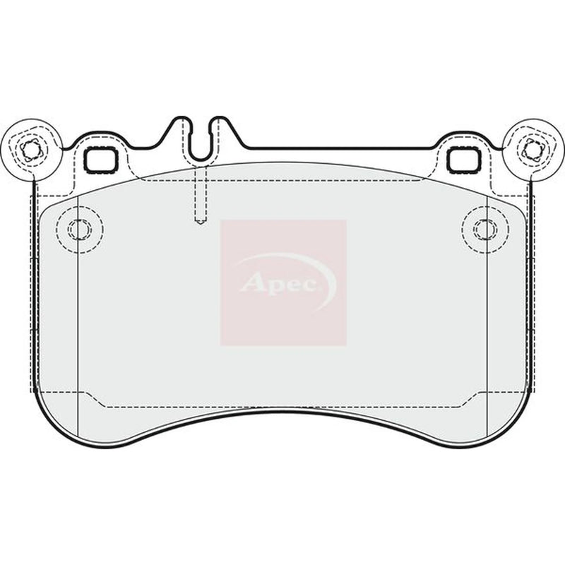 Apec Front Brake Pad Set PAD1838