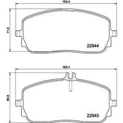 Mintex Front Brake Pad Set MDB4110