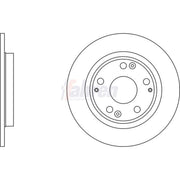 Fahren Rear Brake Solid Discs & Pads fits Honda Cr-Z 2010-2013 1.5