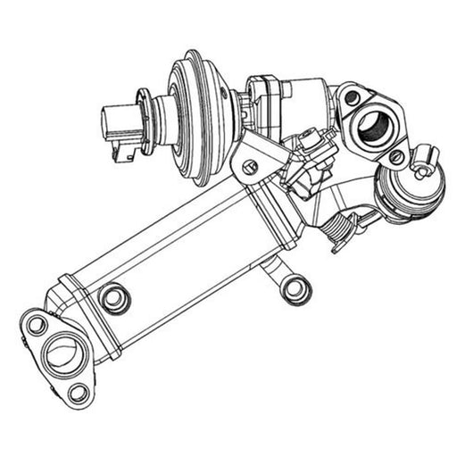 Mahle EGR Cooler (Exhaust Gas Recirculation) CE 12 000P