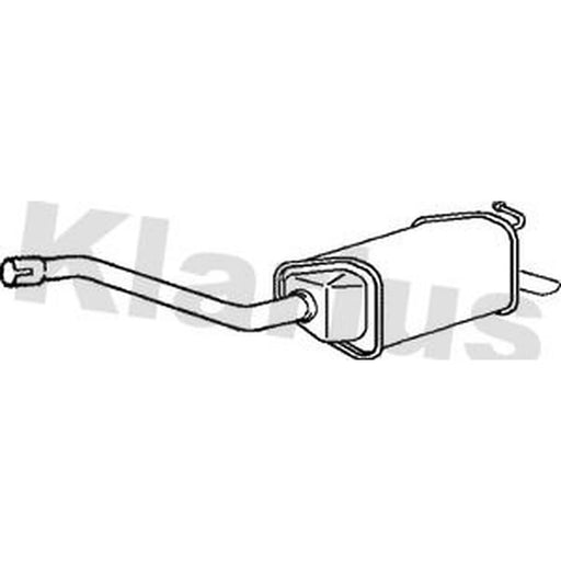 Klarius Box With Tail Pipe Rear FE844T