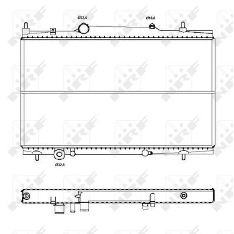 NRF Engine Radiator 50441