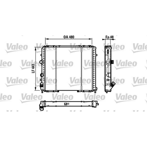 Valeo Engine Radiator 732072