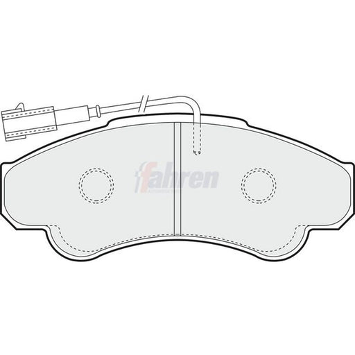 Fahren Front Brake Pad Set FBP3157