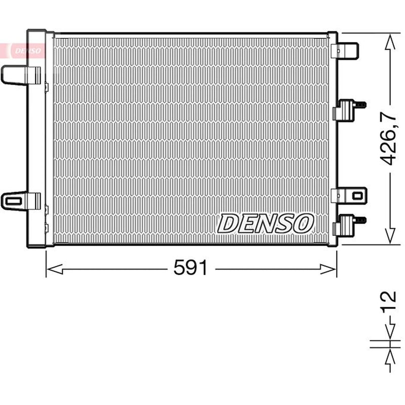 Denso Air Conditioning Condenser DCN17063