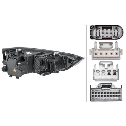Hella Headlight Headlamp LED Left 1LL 354 838-071