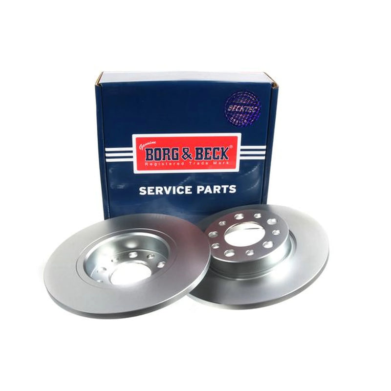 Borg & Beck 2 x Solid Rear Brake Discs BBD4515-x2