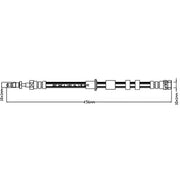 Abtex Brake Hydraulic Hose Line Right ABH1253