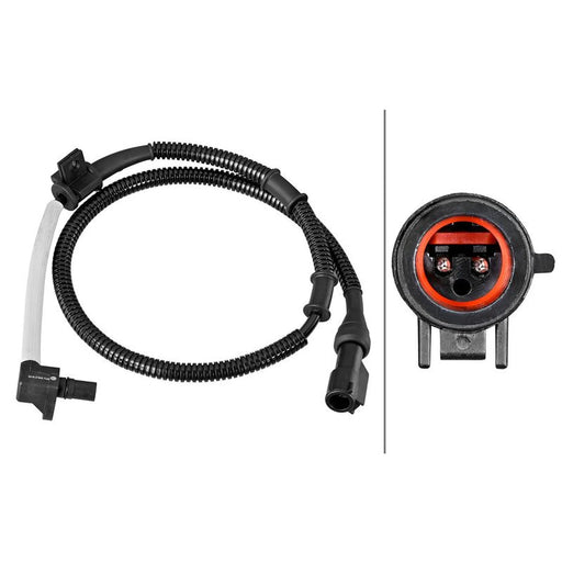 Hella ABS Wheel Speed Sensor Front Left 6PU 358 218-521